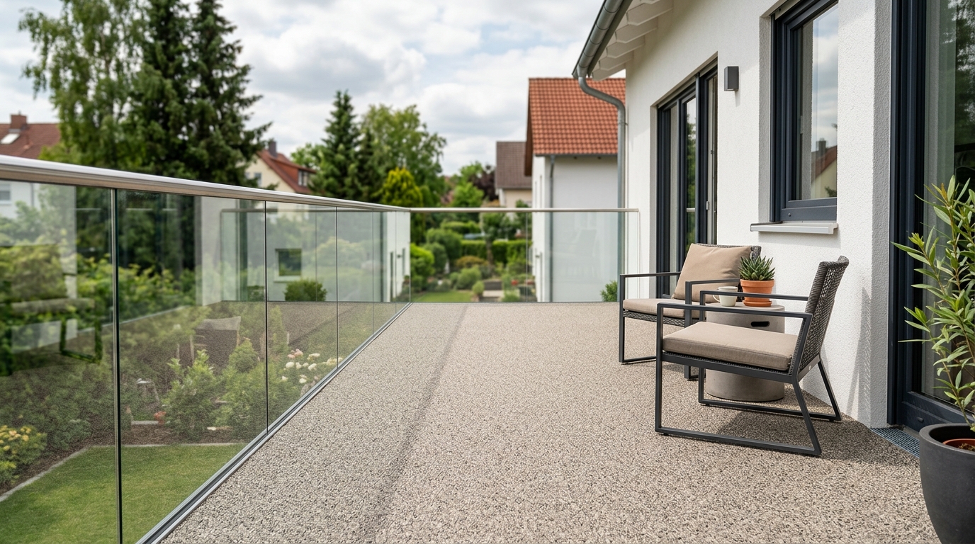 Steinteppich Balkon Terrasse Gütersloh